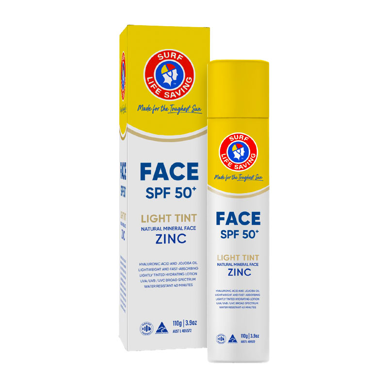 SLSA Natural Mineral Face Sheer Liquid Zinc Sunscreen SPF50 110g